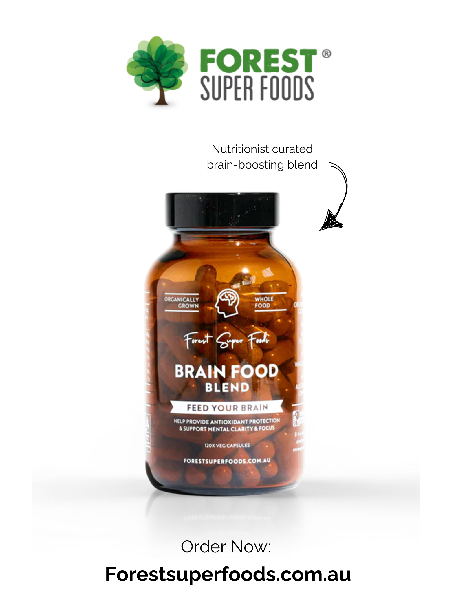 Brain Food Whole Food Supplement