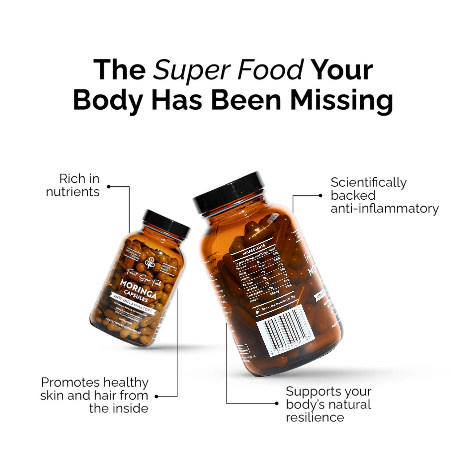 Organic Moringa Capsules